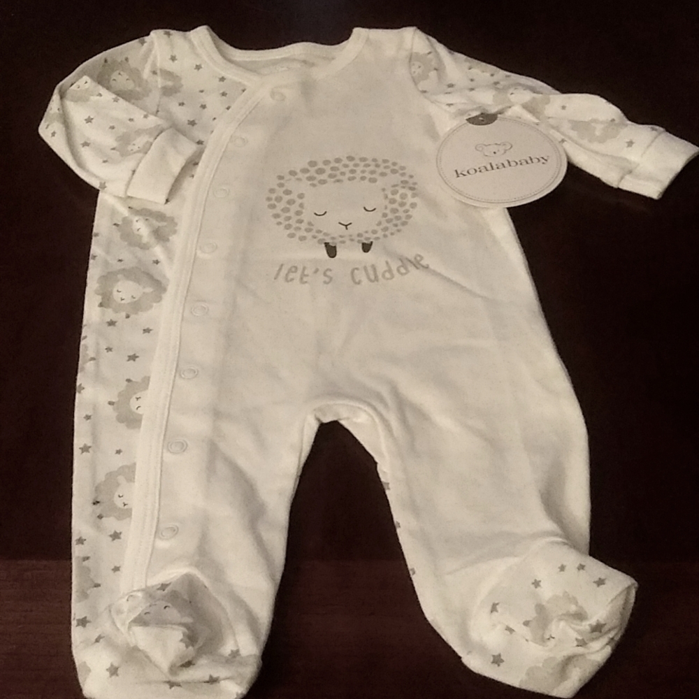 Koala Baby Newborn snap down the front sleeper